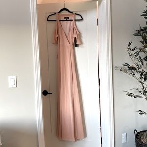Lulus blush maxi dress